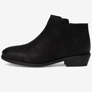 SoftWalk Rocklin Black Leather Zip-Up Ankle Boots Women's Size 11M NWT